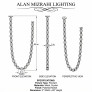 IQ4672 Collier 84 Chandelier - Nickel