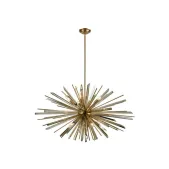 IQ4673 PALISADES AVE 10 LIGHT CHANDELIER