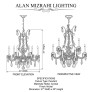 IQ4681 Yves Chandelier - Nickel