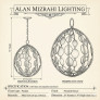 IQ4682 Ellipse Bronze Lantern - Bronze