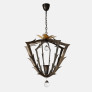 IQ4683 HERVE VAN DER STRAETEN BRONZE CHANDELIER