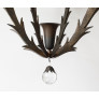 IQ4683 HERVE VAN DER STRAETEN BRONZE CHANDELIER