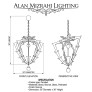 IQ4683 Herve Van Der Straeten Chandelier - Bronze