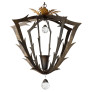 IQ4683 HERVE VAN DER STRAETEN BRONZE CHANDELIER