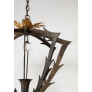 IQ4683 HERVE VAN DER STRAETEN BRONZE CHANDELIER