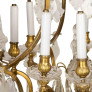IQ4688 19TH CENTURY FRENCH ORMOLU & CUT CRYSTAL CHANDELIER