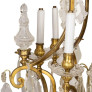 IQ4688 19TH CENTURY FRENCH ORMOLU & CUT CRYSTAL CHANDELIER