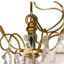 IQ4688 19TH CENTURY FRENCH ORMOLU & CUT CRYSTAL CHANDELIER