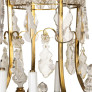 IQ4688 19TH CENTURY FRENCH ORMOLU & CUT CRYSTAL CHANDELIER