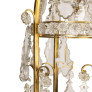 IQ4688 19TH CENTURY FRENCH ORMOLU & CUT CRYSTAL CHANDELIER