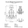 IQ4689 Maison Bagues Chandelier - Gilt Bronze