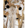 IQ4691 LARGE ANTIQUE CRYSTAL CHANDELIER