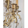 IQ4691 LARGE ANTIQUE CRYSTAL CHANDELIER