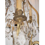 IQ4691 LARGE ANTIQUE CRYSTAL CHANDELIER