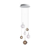 IQ4695 BOMMA DARK & BRIGHT STAR CHANDELIER 6 PCS