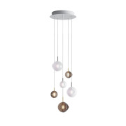 IQ4695 BOMMA DARK & BRIGHT STAR CHANDELIER 6 PCS