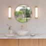 IQ4696 Burlington Art Deco LED Wall Sconce - Champagne Gold