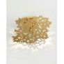 IQ4699 Small Butterfly Flush Mount Ceiling Light - Textured Gold