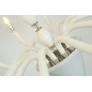 AM6680 WHITE MURANO GLASS CHANDELIER