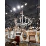 AM6680 WHITE MURANO GLASS CHANDELIER