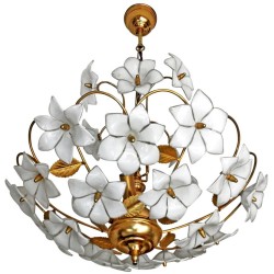 IQ2847 GILT BRASS CHANDELIER