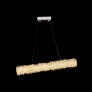IQ2850 GEODE QUARTZ ROCK CRYSTAL LINEAR CHANDELIER