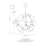 IQ2900 DANDELION CHANDELIER