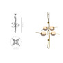 IQ2901 WHIPLASH TIERED PENDANT