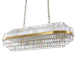 IQ2954 OVAL CRYSTAL CHANDELIER