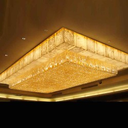 IQ2961 GOLDEN CRYSTAL CHANDELIER