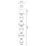 WM2723  CONTEMPORARY LIGHT COLUMN