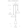 IQ3436 SWELL CHANDELIER SUSPENSION