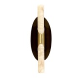 IQ3472 MANTA WALL SCONCE IN BRUSHED BRONZE AND SATIN BRASS