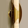 IQ3472 MANTA WALL SCONCE IN BRUSHED BRONZE AND SATIN BRASS