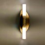 IQ3472 MANTA WALL SCONCE IN BRUSHED BRONZE AND SATIN BRASS