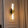 IQ3472 MANTA WALL SCONCE IN BRUSHED BRONZE AND SATIN BRASS