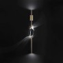 IQ3473 IL PEZZO 12 GOLD WALL SCONCE