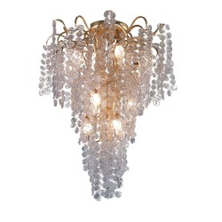 IQ3477 STARDUST GOLD LONG CHANDELIER