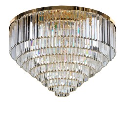 IQ3482 1484 13 LIGHTS GOLD CEILING LAMP