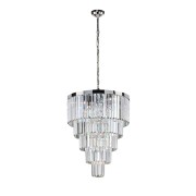 IQ3483 1484 10 LIGHTS CHROME SUSPENSION LAMP