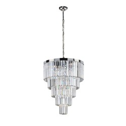 IQ3483 1484 10 LIGHTS CHROME SUSPENSION LAMP