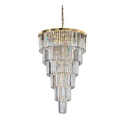 IQ3484 1484 16 LIGHTS GOLD SUSPENSION LAMP