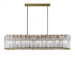 IQ3520 DRUM OVAL 9-LIGHT CHANDELIER