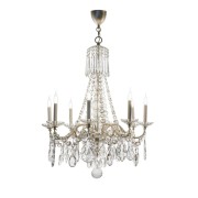 IQ3522 CRYSTAL AND IRON CHANDELIER LIMITED EDITION