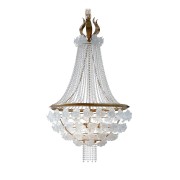 IQ3524 WHITE FLOWERS CHANDELIER