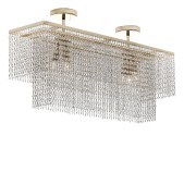 IQ3539 CRYSTAL PENDANTS RECTANGULAR CHANDELIER