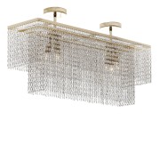 IQ3539 CRYSTAL PENDANTS RECTANGULAR CHANDELIER