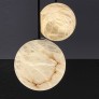 IQ3540 SET OF 3 MAXI ALABASTER MOON PENDANTS