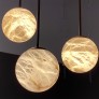 IQ3540 SET OF 3 MAXI ALABASTER MOON PENDANTS