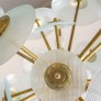 IQ3542 SPUTNIK 12-LIGHT BRASS CHANDELIER